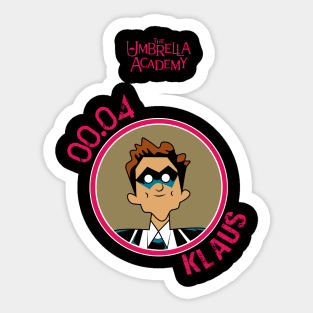 UMBRELLA ACADEMY: KLAUS CARTOON (PINK) Sticker